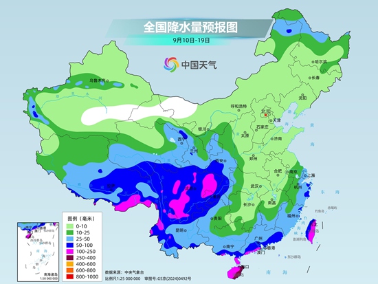 未来10天四川等地降雨将较常年偏多 热带系统来扰海南有大到暴雨 未来10天四川等地降雨将较常年偏多 热带系统来扰海南有大到暴雨