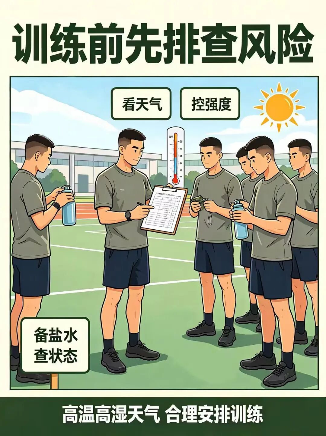 气温虽降,热射病防范依然不可松懈 气温虽降,热射病防范依然不可松懈