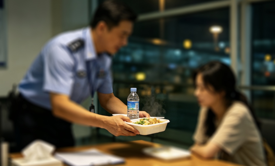 机场内，14个小时的暖心守护