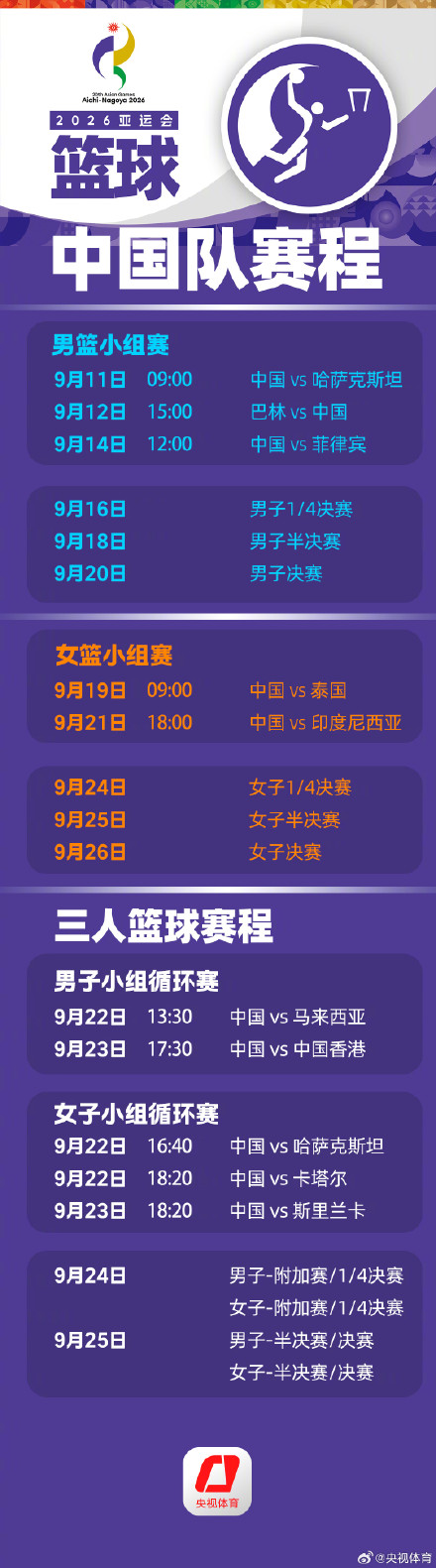 亚运会中国男篮明日亮相