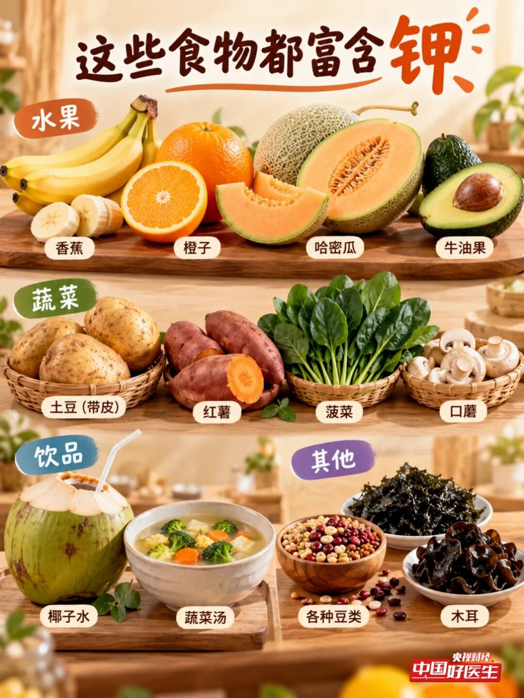 身体缺钾,会发出哪些信号?(附高钾食物清单) 身体缺钾,会发出哪些信号?(附高钾食物清单)