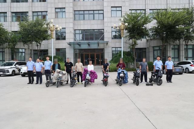 潍坊警方快速侦破电动车连环盗窃案，8辆车全部追回