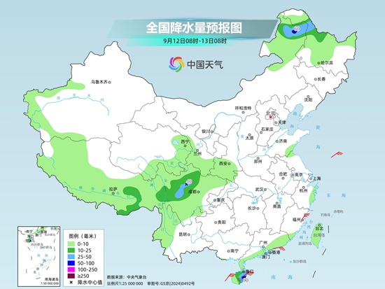 陕西至四川盆地降雨明显减弱 中东部多晴朗天气 陕西至四川盆地降雨明显减弱 中东部多晴朗天气