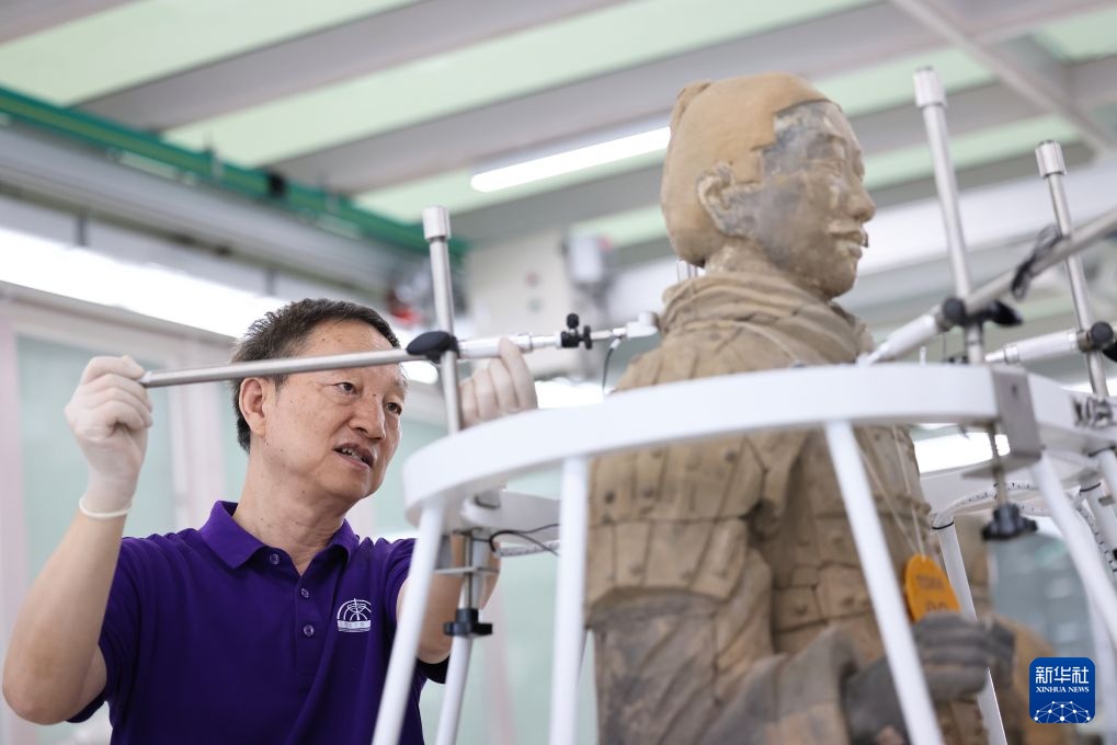 秦兵马俑发掘保护开启新模式