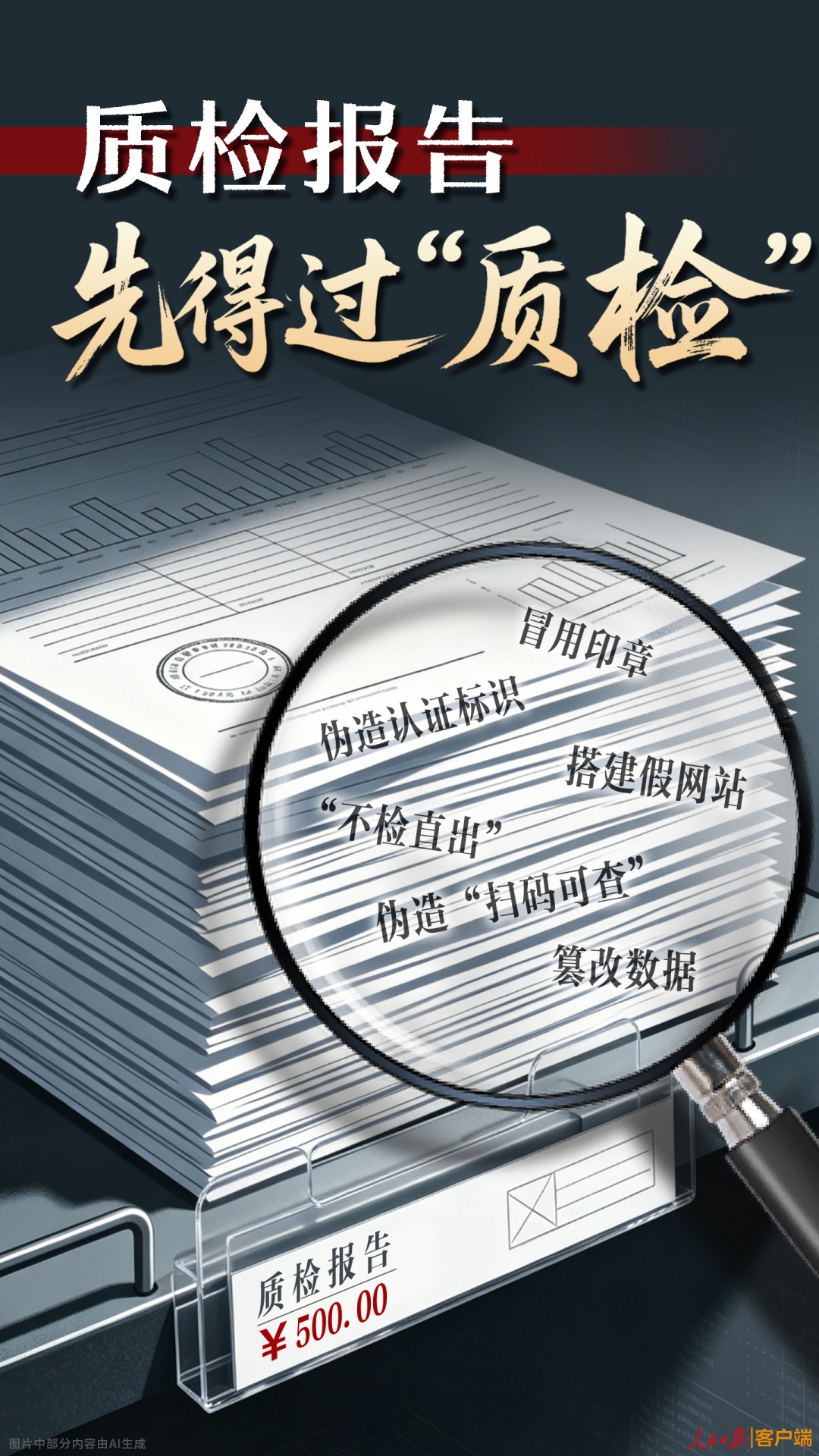 只需花500元,不用送样,就能拿到质检报告? 只需花500元,不用送样,就能拿到质检报告?
