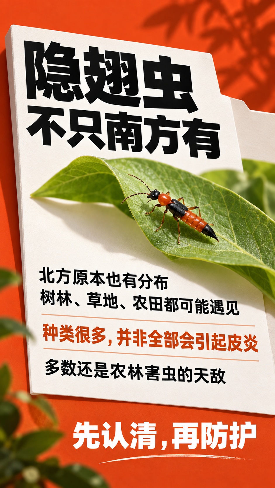 隐翅虫近期频繁出现,落到身上为什么千万不能拍? 隐翅虫近期频繁出现,落到身上为什么千万不能拍?
