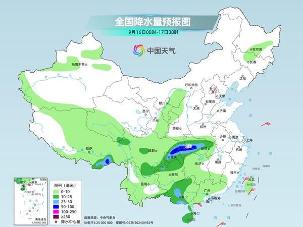 今天华南部分地区雨势仍强 中东部未来一周天气晴好气温偏高