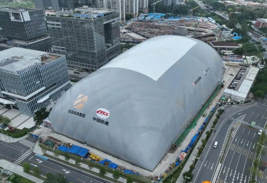 广州惊现25000㎡巨型“充气枕头”!网友:太强了 广州惊现25000㎡巨型“充气枕头”!网友:太强了