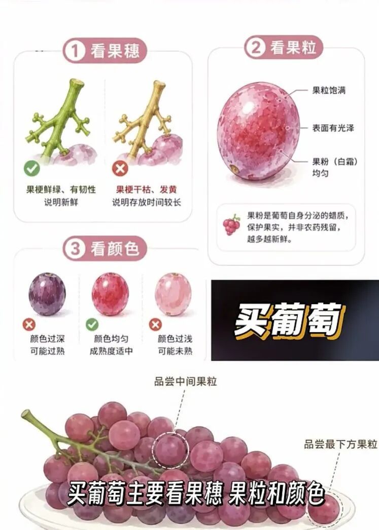 关于葡萄的消费提示