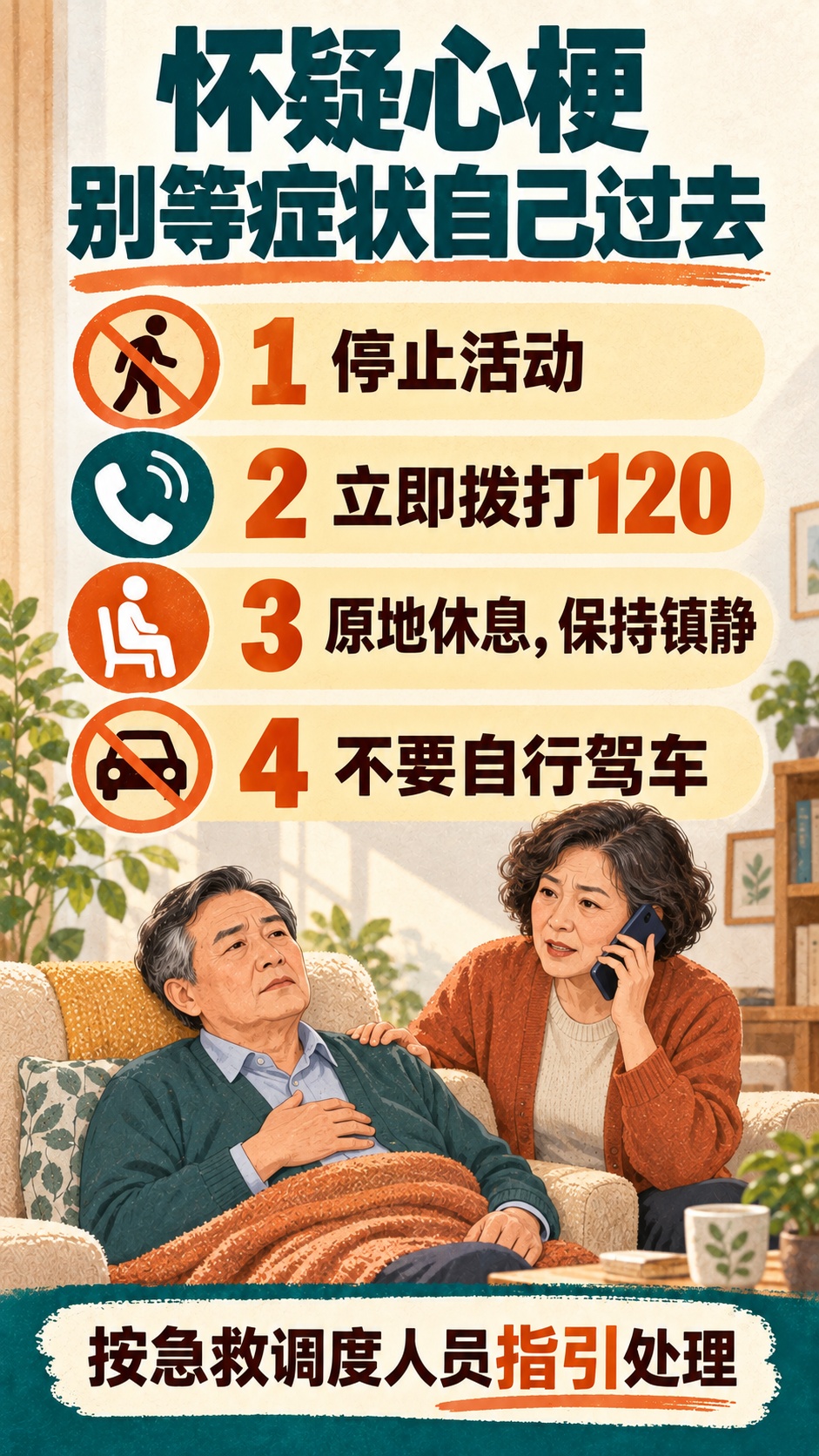 心梗征兆不只有胸痛，这5类异常别硬扛→