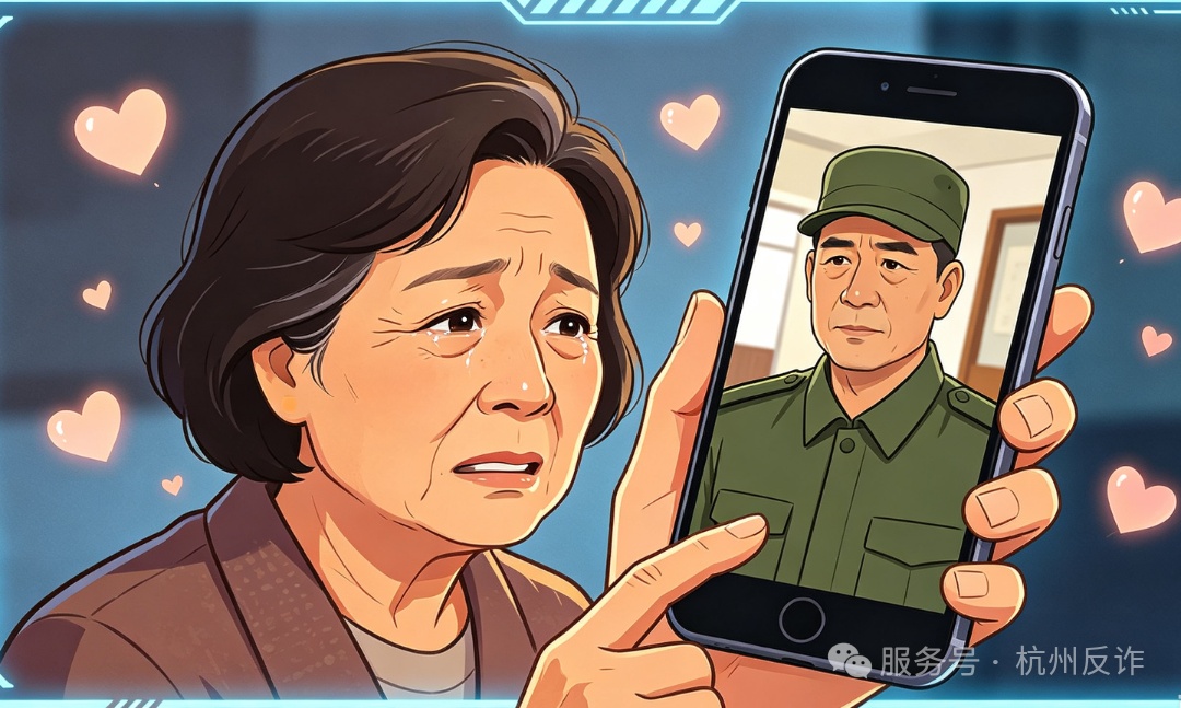 杭州阿姨网恋“军官领导”，以为收到10万甜头，结果倒贴10万！