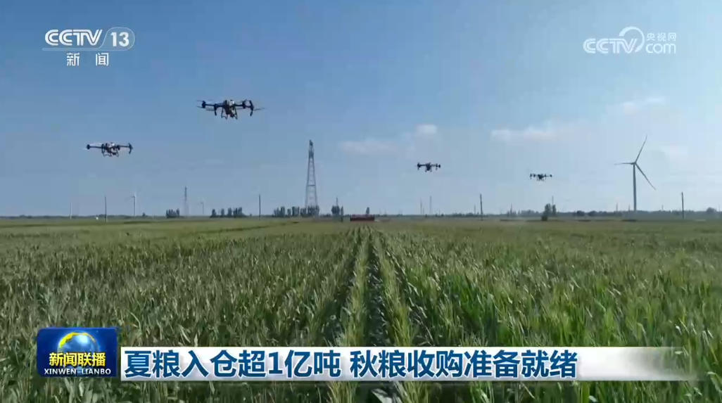 夏粮入仓超1亿吨 秋粮收购准备就绪