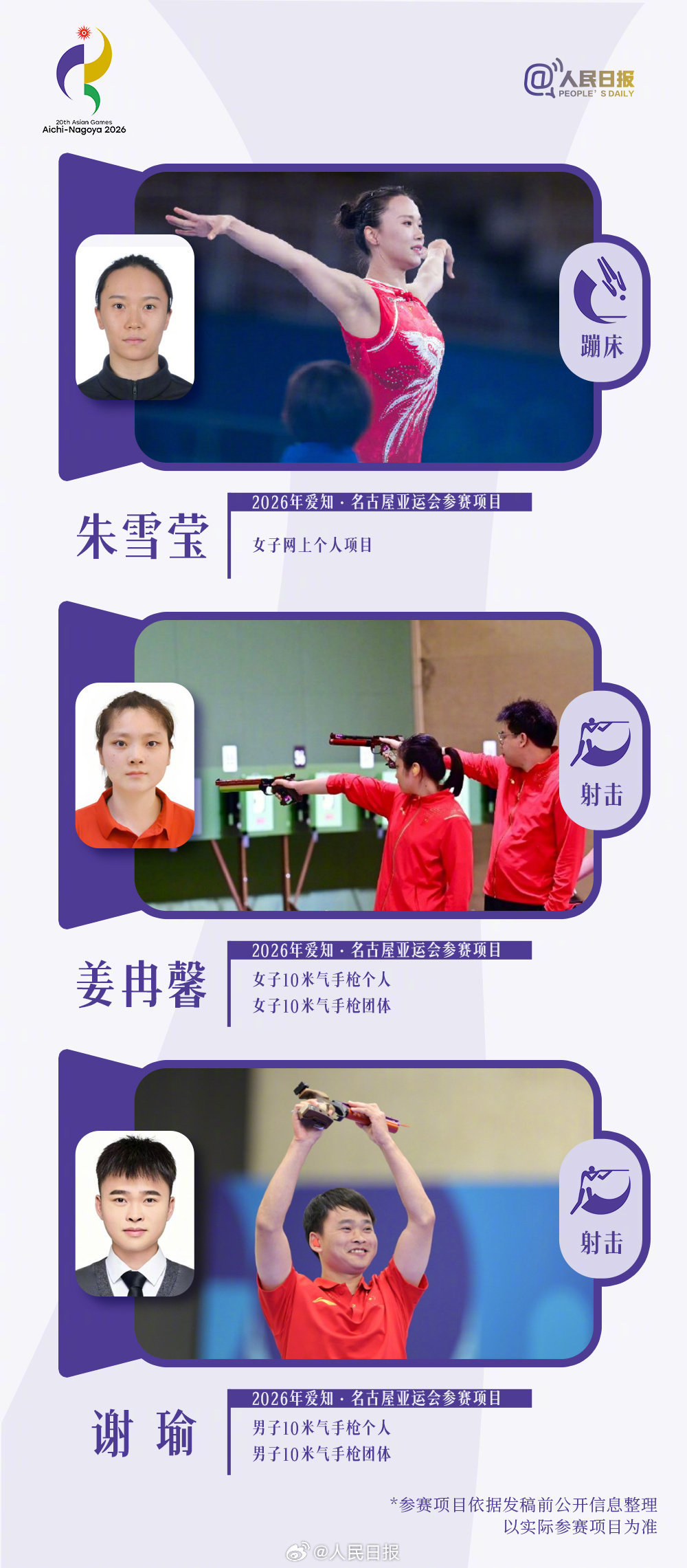 巅峰集结！亚运中国队有36位奥运冠军