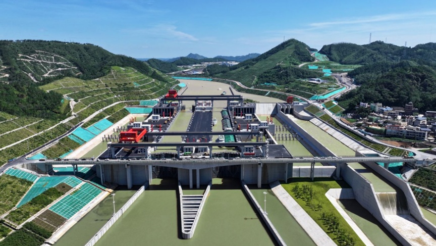 平陆运河通航:商机、就业与领跑世界的省水船闸技术 平陆运河通航:商机、就业与领跑世界的省水船闸技术