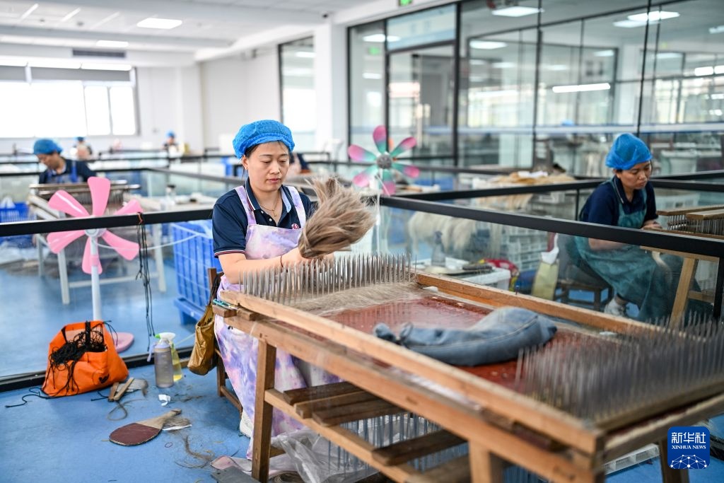 山东鄄城:发制品产业助推县域经济发展 山东鄄城:发制品产业助推县域经济发展