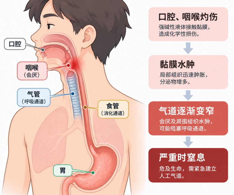 一口“饮料”下肚,杭州18岁小伙气道被腐蚀! 一口“饮料”下肚,杭州18岁小伙气道被腐蚀!