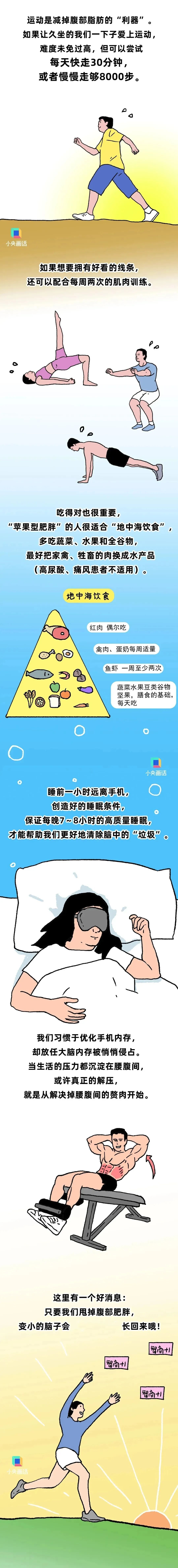 小心！肚子上的“游泳圈”，可能让人变“笨”