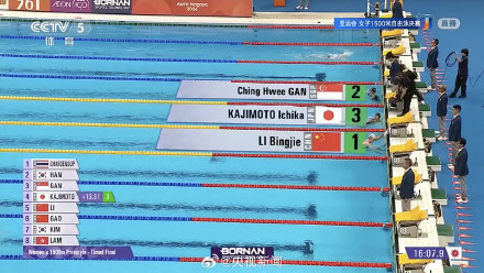 李冰洁女子1500米自金牌