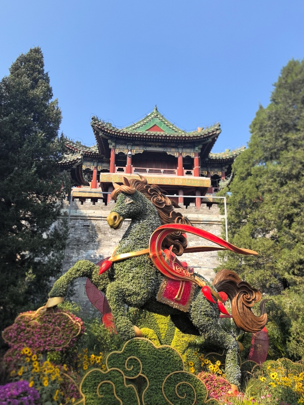 北京市属公园中秋国庆花卉环境布置亮相 北京市属公园中秋国庆花卉环境布置亮相