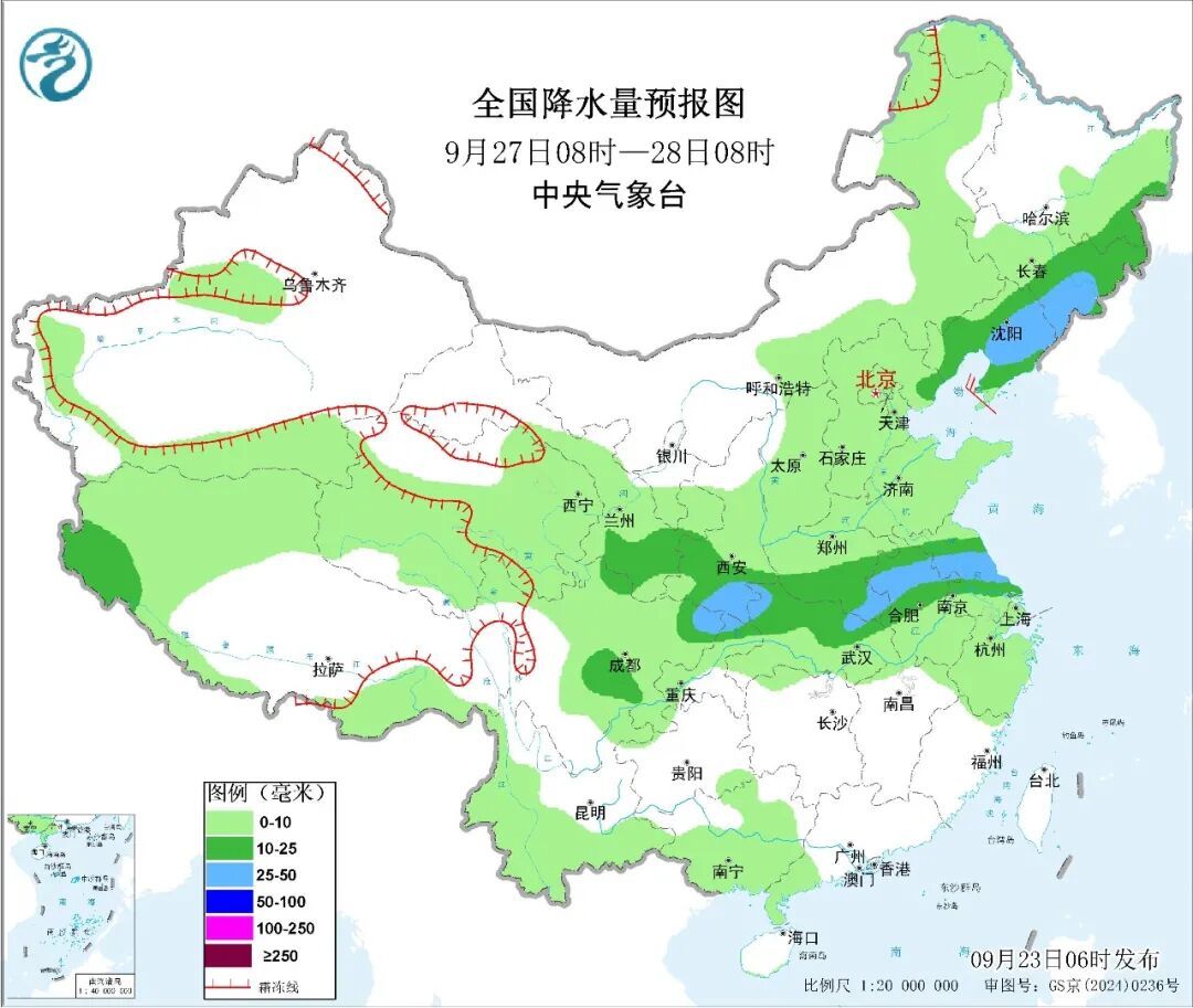 中秋假期全国大部气象条件较为适宜！9月底前华西至黄淮江淮有持续降雨