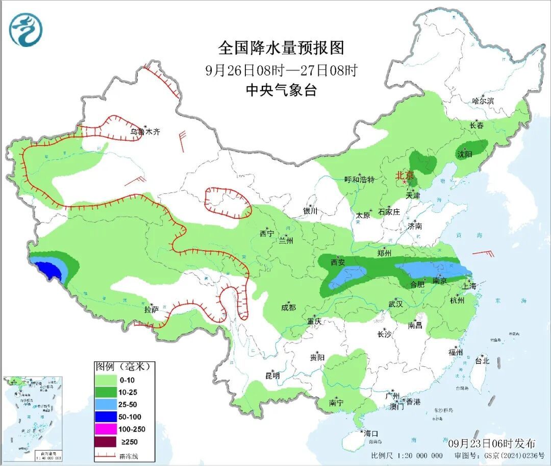 中秋假期全国大部气象条件较为适宜！9月底前华西至黄淮江淮有持续降雨