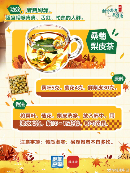 秋分润燥，5款食养方请收好