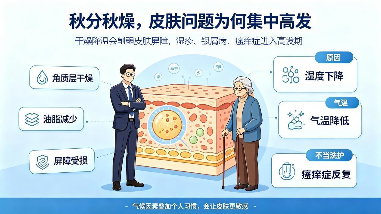 问康有道｜秋分秋燥皮肤痒，科学防治别乱抓
