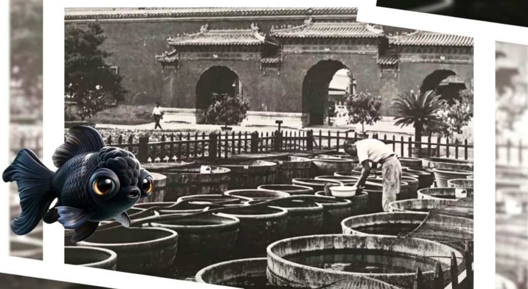 阔别四十年,中秋“黑老虎”金鱼游回太庙老家!真的不建议错过—— 阔别四十年,中秋“黑老虎”金鱼游回太庙老家!真的不建议错过——