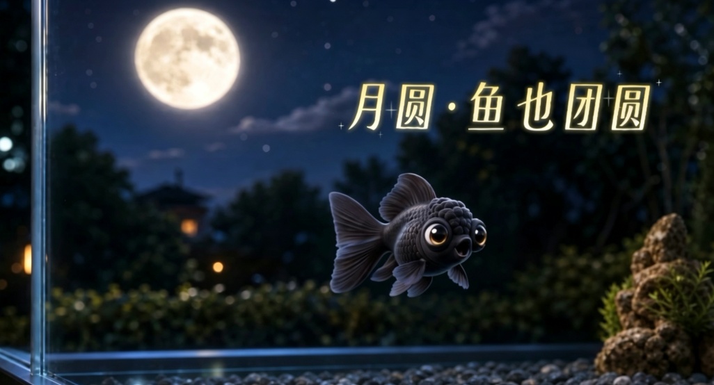 阔别四十年,中秋“黑老虎”金鱼游回太庙老家!真的不建议错过—— 阔别四十年,中秋“黑老虎”金鱼游回太庙老家!真的不建议错过——