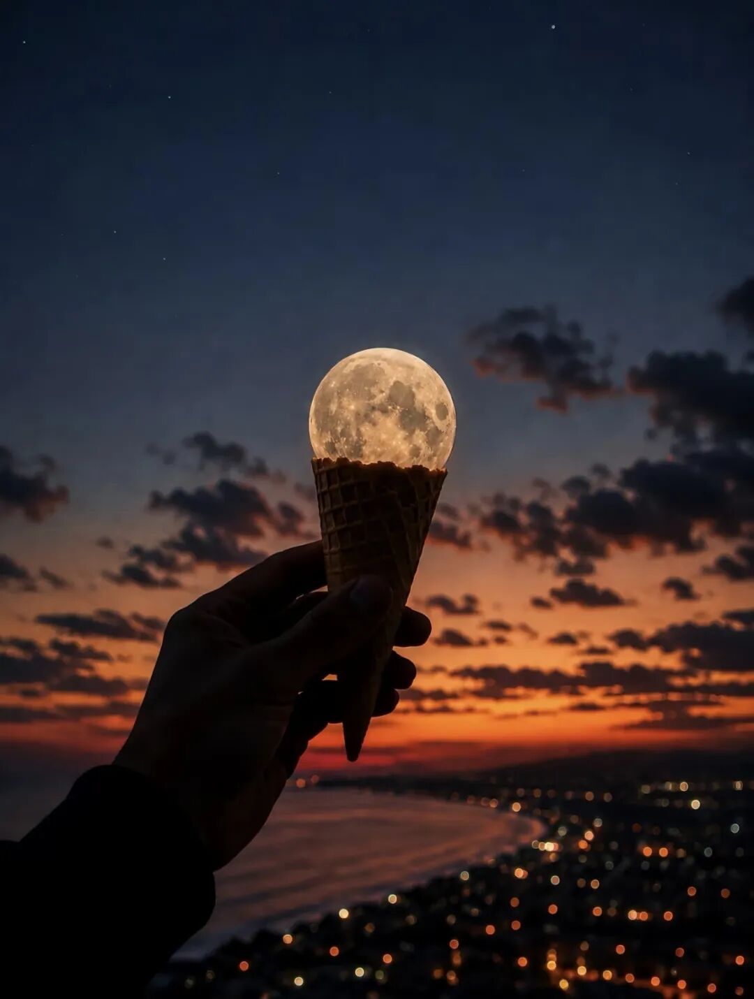 还能这么拍？今晚第一批中秋月亮已出片！评论区等你PK