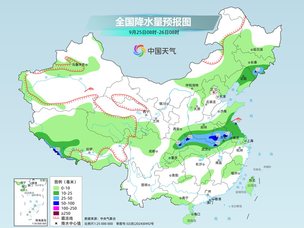 中秋假期华西至江淮等地降雨增强 南方暑热持续多地将现高温