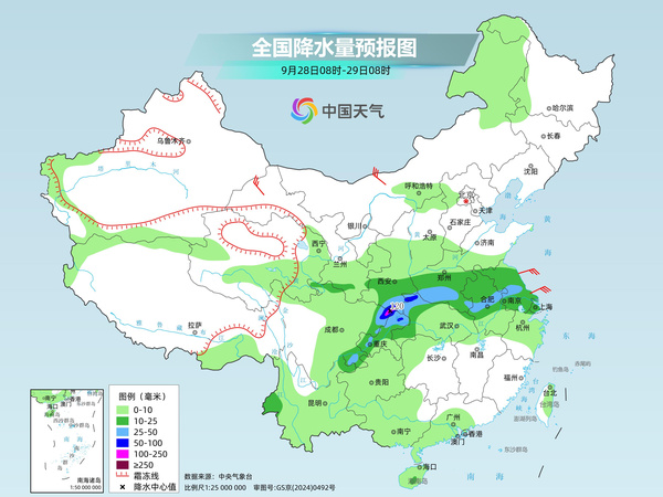 月底前华西至黄淮一带仍多降雨 江南华南多地有持续性高温