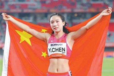 陈妤颉夺冠打破田径女子100米亚运会纪录 陈妤颉夺冠打破田径女子100米亚运会纪录