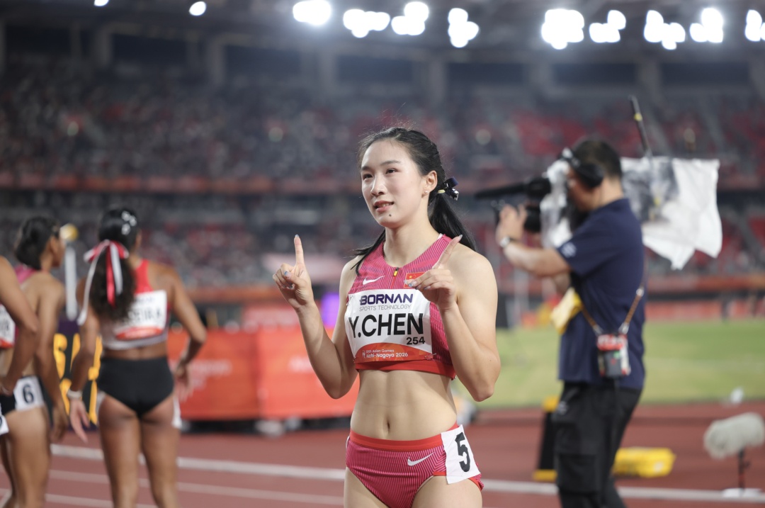 “女飞人”！17岁陈妤颉，以11秒06的成绩，夺得亚运会女子百米“飞人大战”冠军