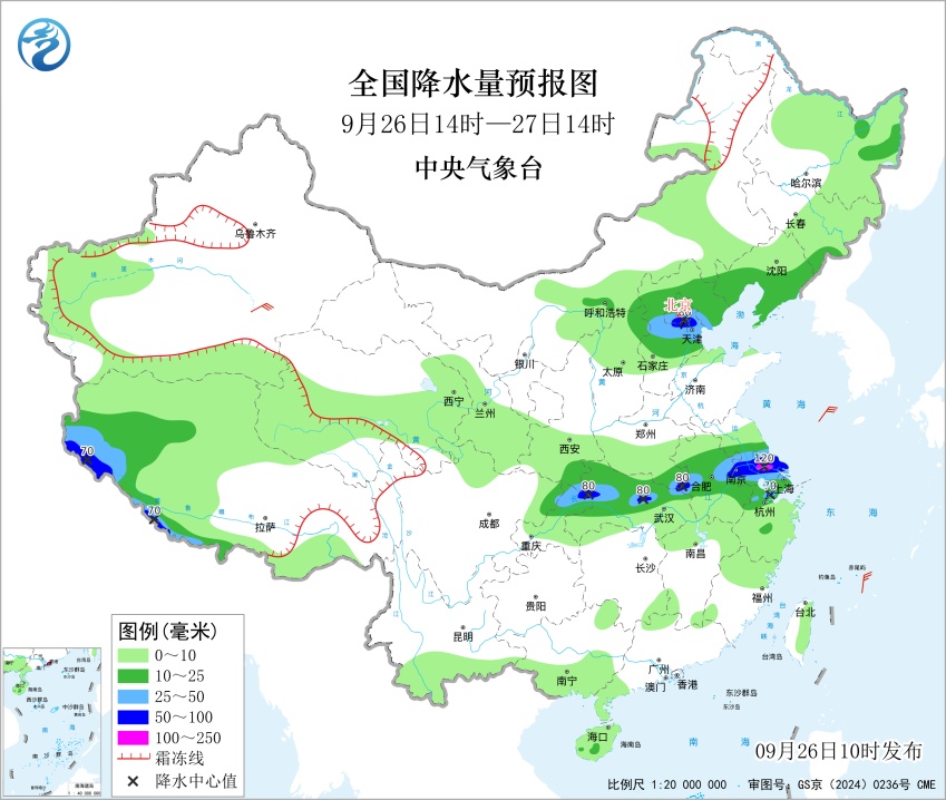 注意防范！华北华东午后至夜间将有强对流天气