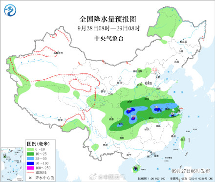 华西至江淮阴雨持续 需警惕降雨叠加影响