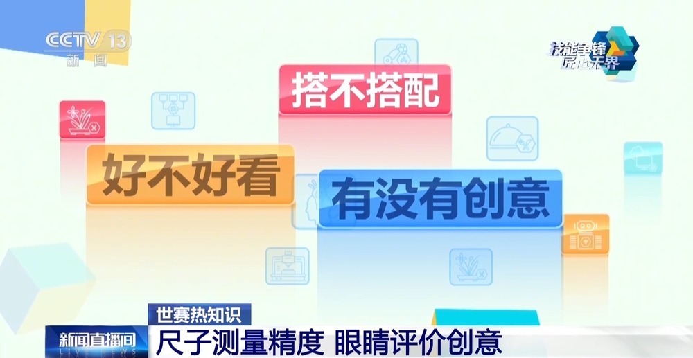 尺子量精度、眼睛看创意 世界技能大赛评分标准揭秘 尺子量精度、眼睛看创意 世界技能大赛评分标准揭秘