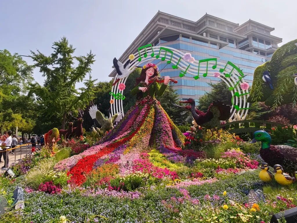 国庆大花篮，也太好看了！