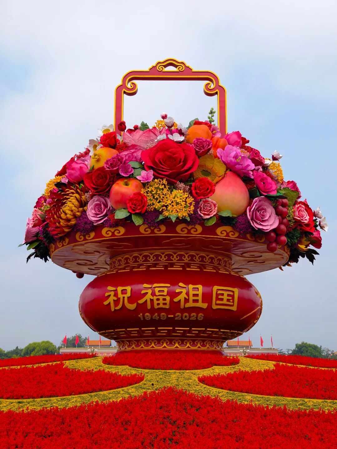 国庆大花篮，也太好看了！