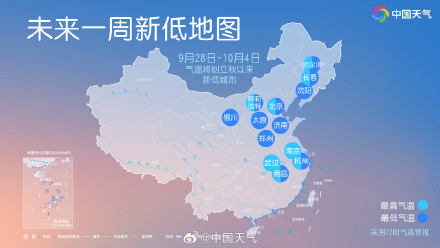 国庆假期有较强冷空气上线 南方秋老虎即将下线