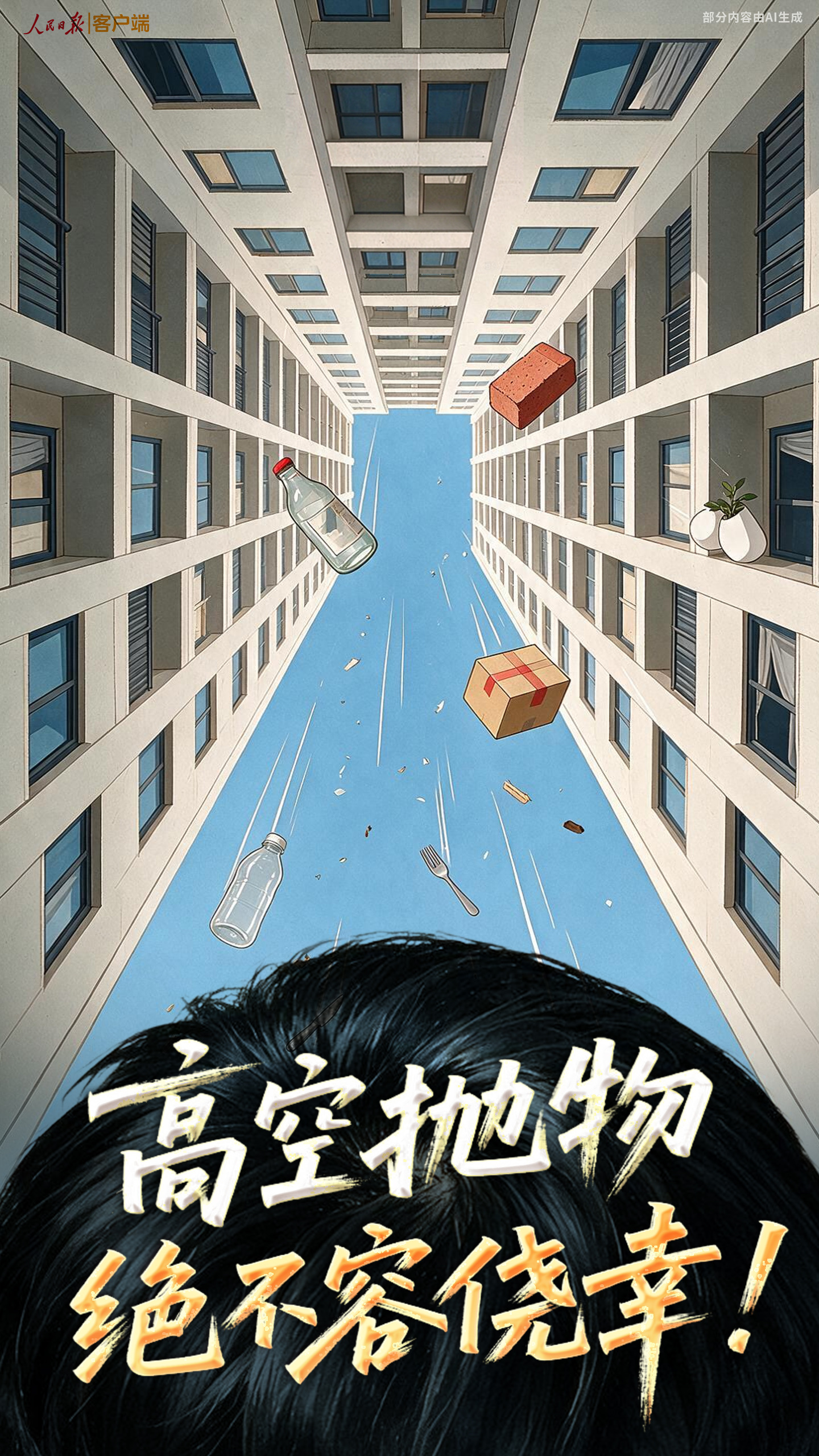 高空抛物,绝不容侥幸! 高空抛物,绝不容侥幸!