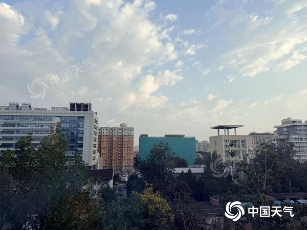 未来三天北京以晴到多云为主 今天白天有5级左右阵风