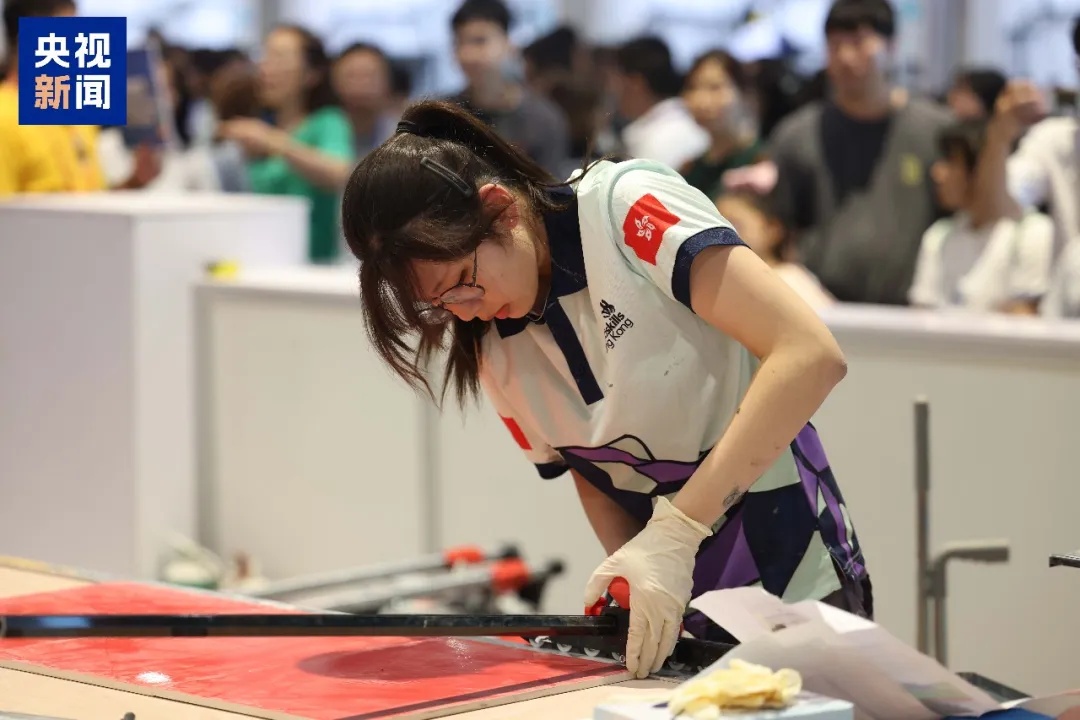 瓷砖贴面唯一女选手戴心怡:我非常为自己骄傲 瓷砖贴面唯一女选手戴心怡:我非常为自己骄傲
