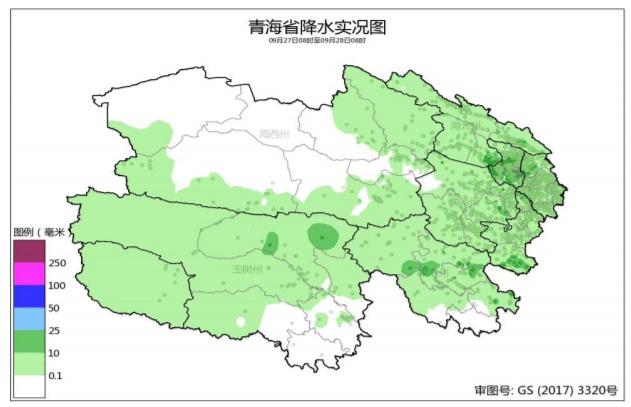 未来几天，青海大部仍有小雨或阵雨