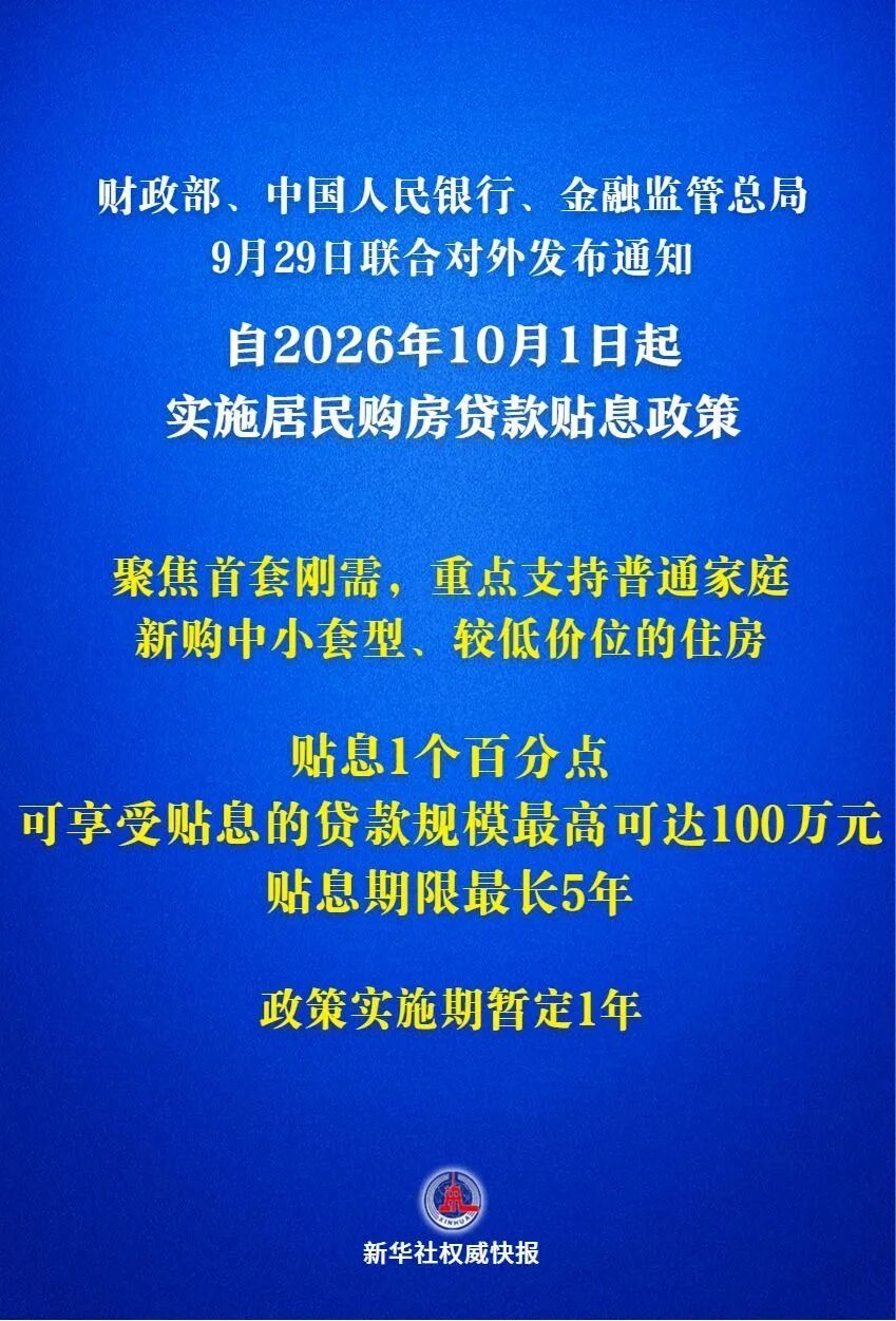 贷款买房,国家贴息了 贷款买房,国家贴息了