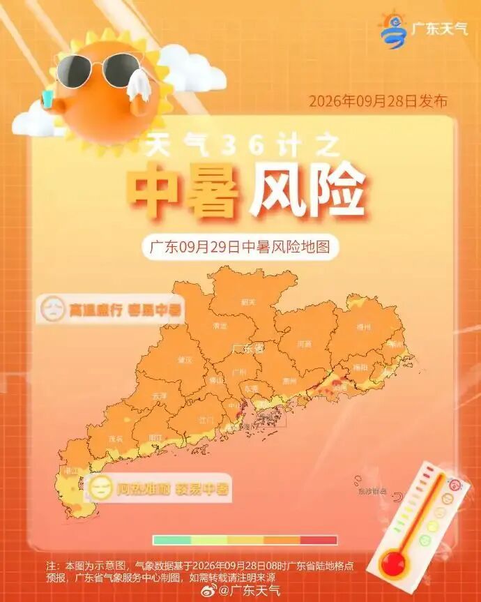 广东还得再“烤”两天!国庆假期冷空气携雷雨南下,降温大幕即将拉开 广东还得再“烤”两天!国庆假期冷空气携雷雨南下,降温大幕即将拉开