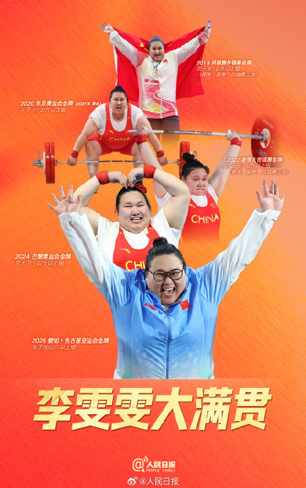 收藏！李雯雯大满贯纪念海报