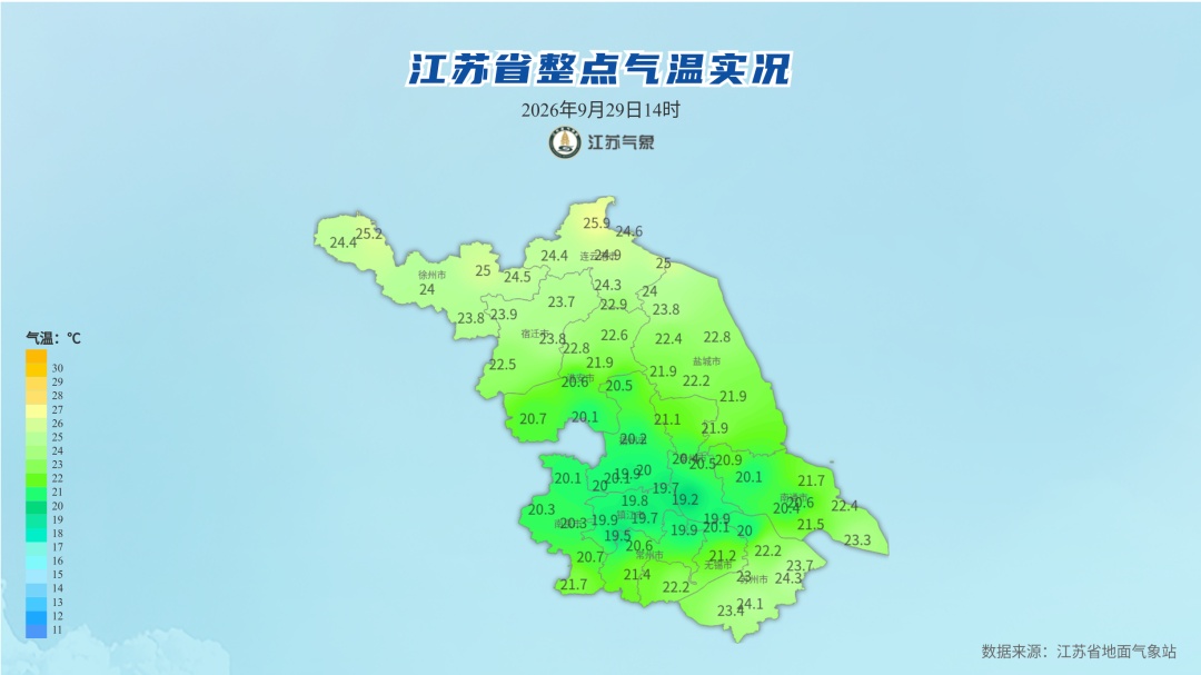 暴跌至9℃！中到大雨、阵风8级，江苏天气预测
