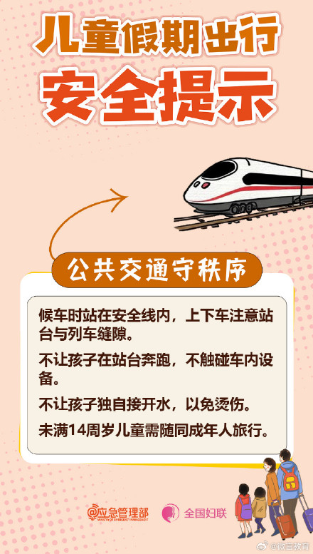 假期带娃出门，这些安全细节千万别大意