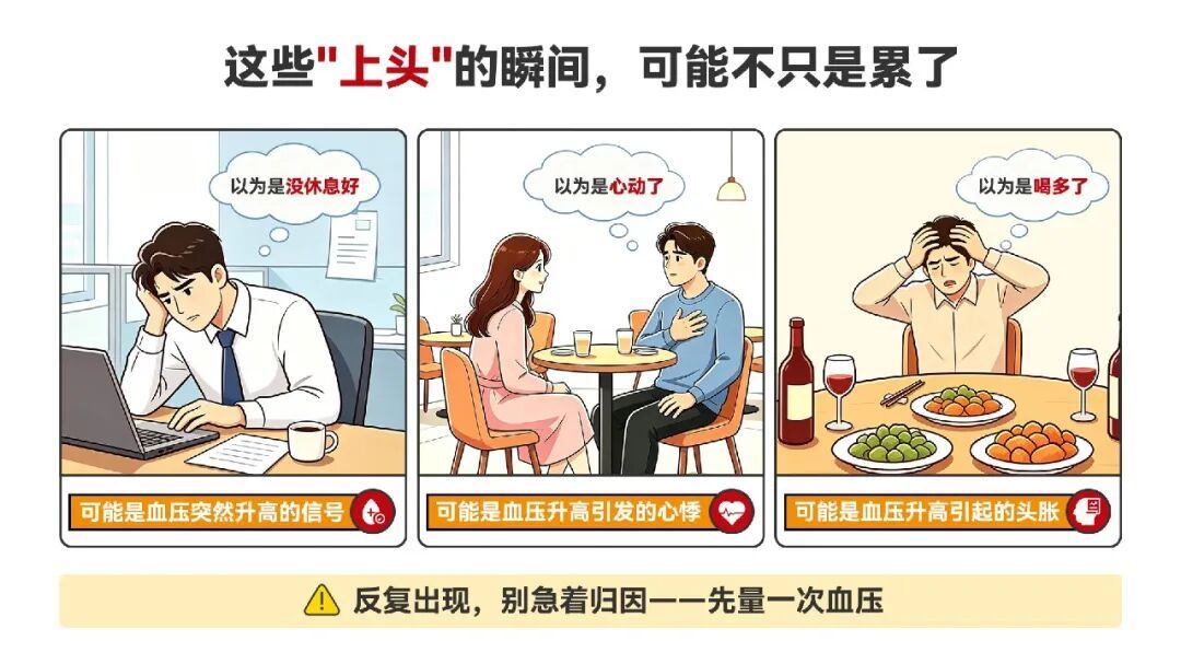 别把“眼前一黑”当累了！3个成年人就有1个高血压，近一半人却不知道